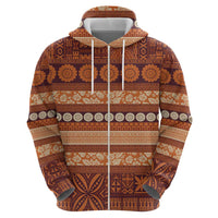 Fiji Marau na Kerisimasi Hoodie Gold Tapa Masi Inspired Christmas LT9 - Polynesian Pride