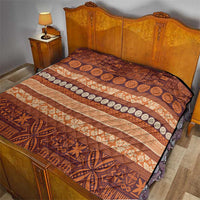 Fiji Marau na Kerisimasi Quilt Gold Tapa Masi Inspired Christmas LT9 - Polynesian Pride
