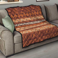Fiji Marau na Kerisimasi Quilt Gold Tapa Masi Inspired Christmas LT9 - Polynesian Pride