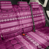 Fiji Marau na Kerisimasi Back Car Seat Cover Pink Tapa Masi Inspired Christmas LT9 - Polynesian Pride
