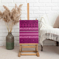 Fiji Marau na Kerisimasi Canvas Wall Art Pink Tapa Masi Inspired Christmas LT9 - Polynesian Pride