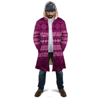 Fiji Marau na Kerisimasi Cloak Pink Tapa Masi Inspired Christmas - Polynesian Pride