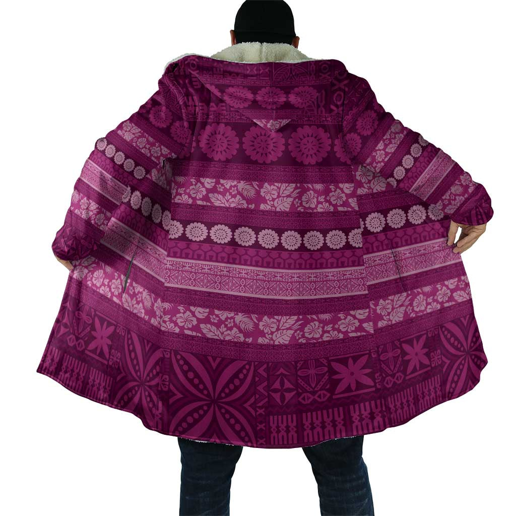 Fiji Marau na Kerisimasi Cloak Pink Tapa Masi Inspired Christmas - Polynesian Pride