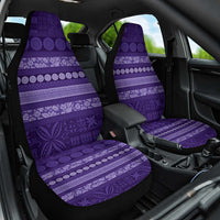 Fiji Marau na Kerisimasi Car Seat Cover Purple Tapa Masi Inspired Christmas LT9 One Size Purple - Polynesian Pride