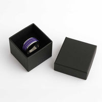 Fiji Marau na Kerisimasi Classic Ring Purple Tapa Masi Inspired Christmas - Polynesian Pride