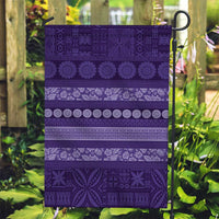 Fiji Marau na Kerisimasi Garden Flag Purple Tapa Masi Inspired Christmas LT9 Garden Flag Purple - Polynesian Pride
