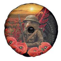 Maori Kiwi Soldier Fern Tattoo ANZAC Day Spare Tire Cover Lest We Forget LT9 - Polynesian Pride