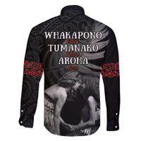New Zealand Mother's Day Family Matching Off Shoulder Maxi Dress and Hawaiian Shirt Maori Hongi Aroha Ahau Ki A Koe Mama LT9 - Polynesian Pride
