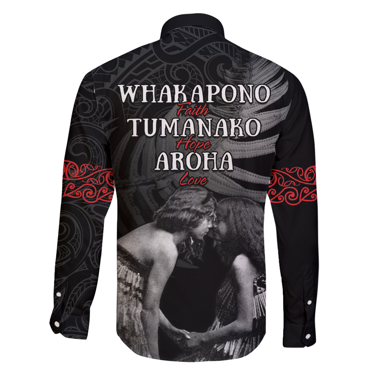New Zealand Mother's Day Family Matching Off Shoulder Short Dress and Hawaiian Shirt Maori Hongi Aroha Ahau Ki A Koe Mama LT9 - Polynesian Pride