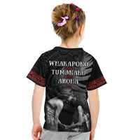 New Zealand Mother's Day Kid T Shirt Maori Hongi Aroha Ahau Ki A Koe Mama LT9 - Polynesian Pride