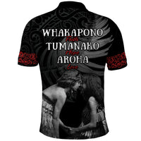 New Zealand Mother's Day Polo Shirt Maori Hongi Aroha Ahau Ki A Koe Mama LT9 - Polynesian Pride