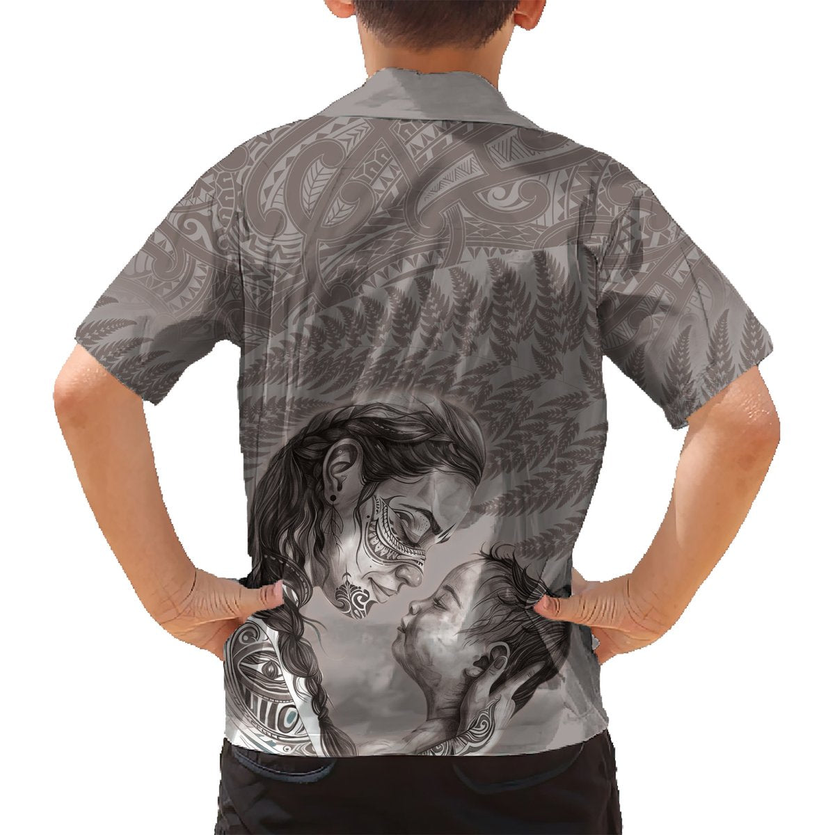 New Zealand Mother's Day Hawaiian Shirt Maori Mo Toku Mama Silver Fern LT9 - Polynesian Pride