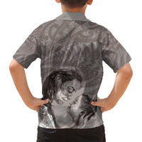 New Zealand Mother's Day Kid Hawaiian Shirt Maori Mo Toku Mama Silver Fern LT9 - Polynesian Pride