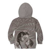New Zealand Mother's Day Kid Hoodie Maori Mo Toku Mama Silver Fern LT9 - Polynesian Pride