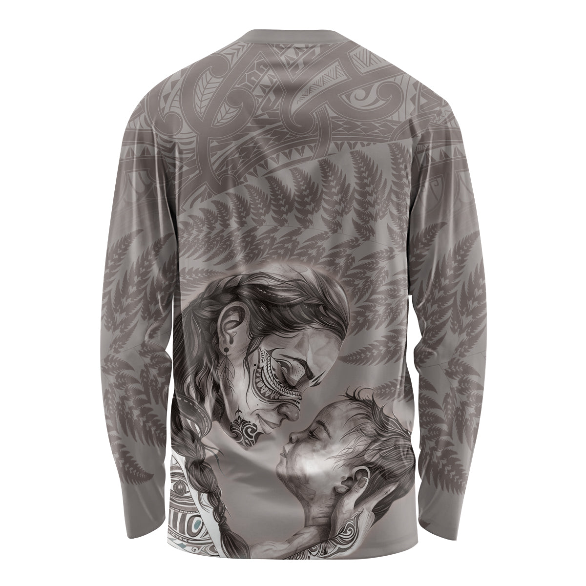 New Zealand Mother's Day Long Sleeve Shirt Maori Mo Toku Mama Silver Fern LT9 - Polynesian Pride