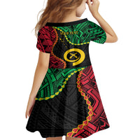 Personalised Vanuatu 44th Anniversary Family Matching Tank Maxi Dress and Hawaiian Shirt Tugeta Yumi Selebretem Indipendens Dei LT9 - Polynesian Pride