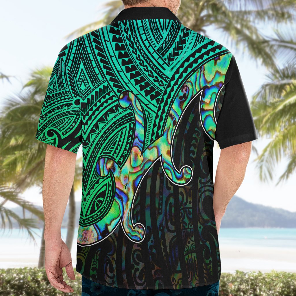 Aotearoa Papua Shell Hawaiian Shirt Maori Tribal Pattern LT9 - Polynesian Pride