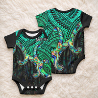 Custom Aotearoa Papua Shell Baby Onesie Maori Tribal Pattern LT9 - Polynesian Pride