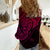 Aotearoa Maori Koru Women Casual Shirt Polynesian Pacific Tribal - Pink LT9 - Polynesian Pride