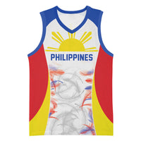 Philippines Flag Day Basketball Jersey Filipino Feather Pattern