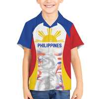 Philippines Flag Day Hawaiian Shirt Filipino Feather Pattern