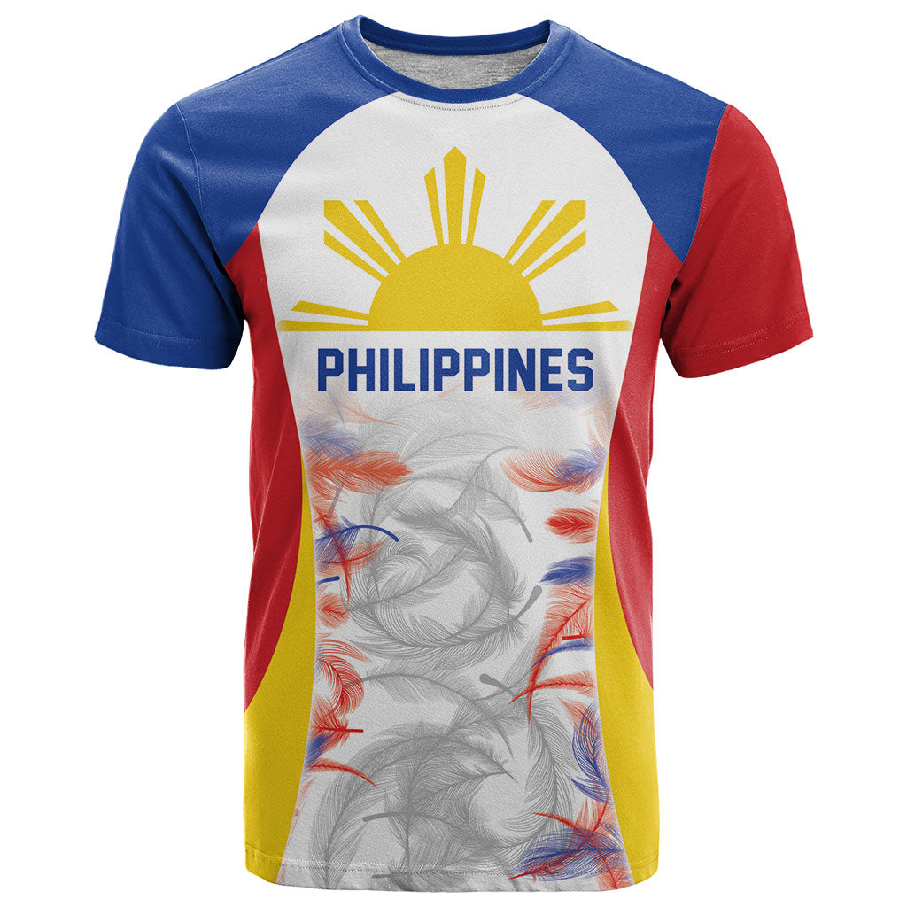 Philippines Flag Day T Shirt Filipino Feather Pattern