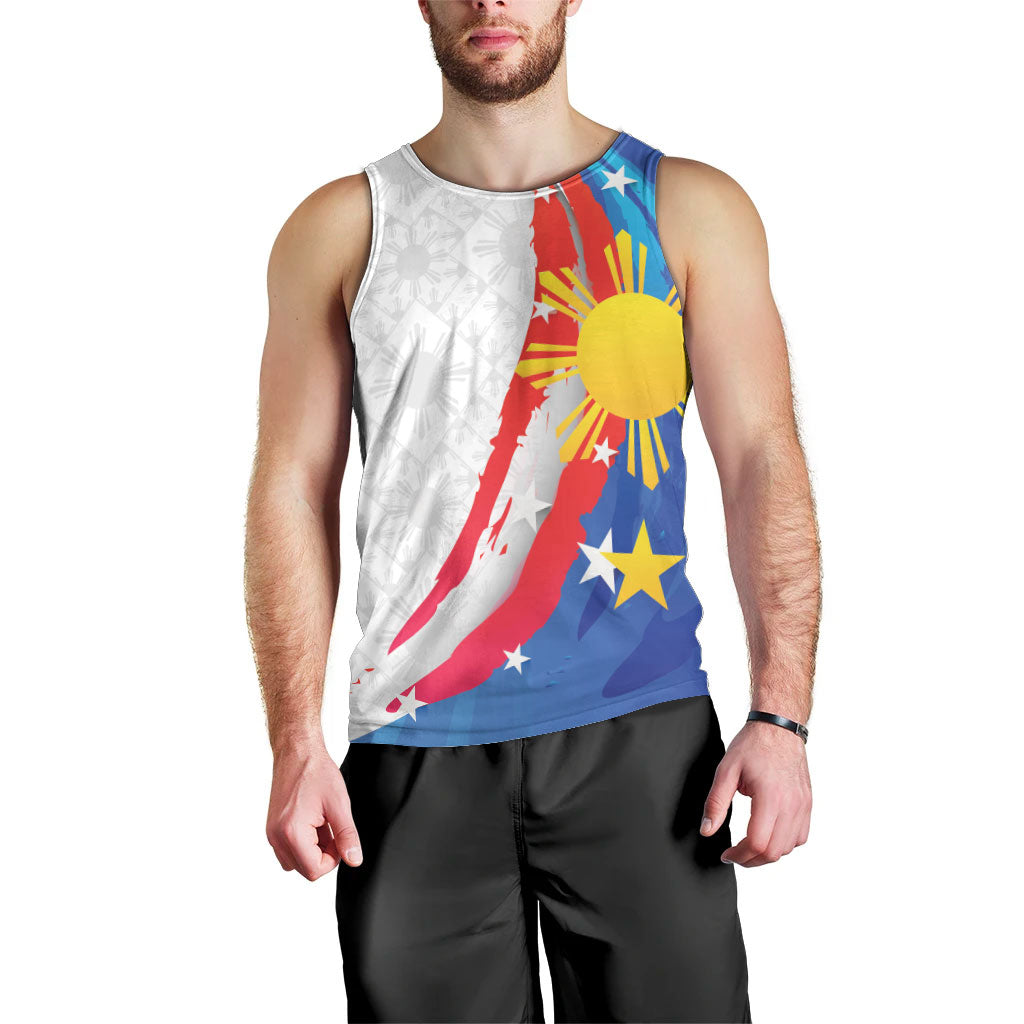 Philippines Flag Day Men Tank Top Filipino Pride Shines Bright On Flag Day