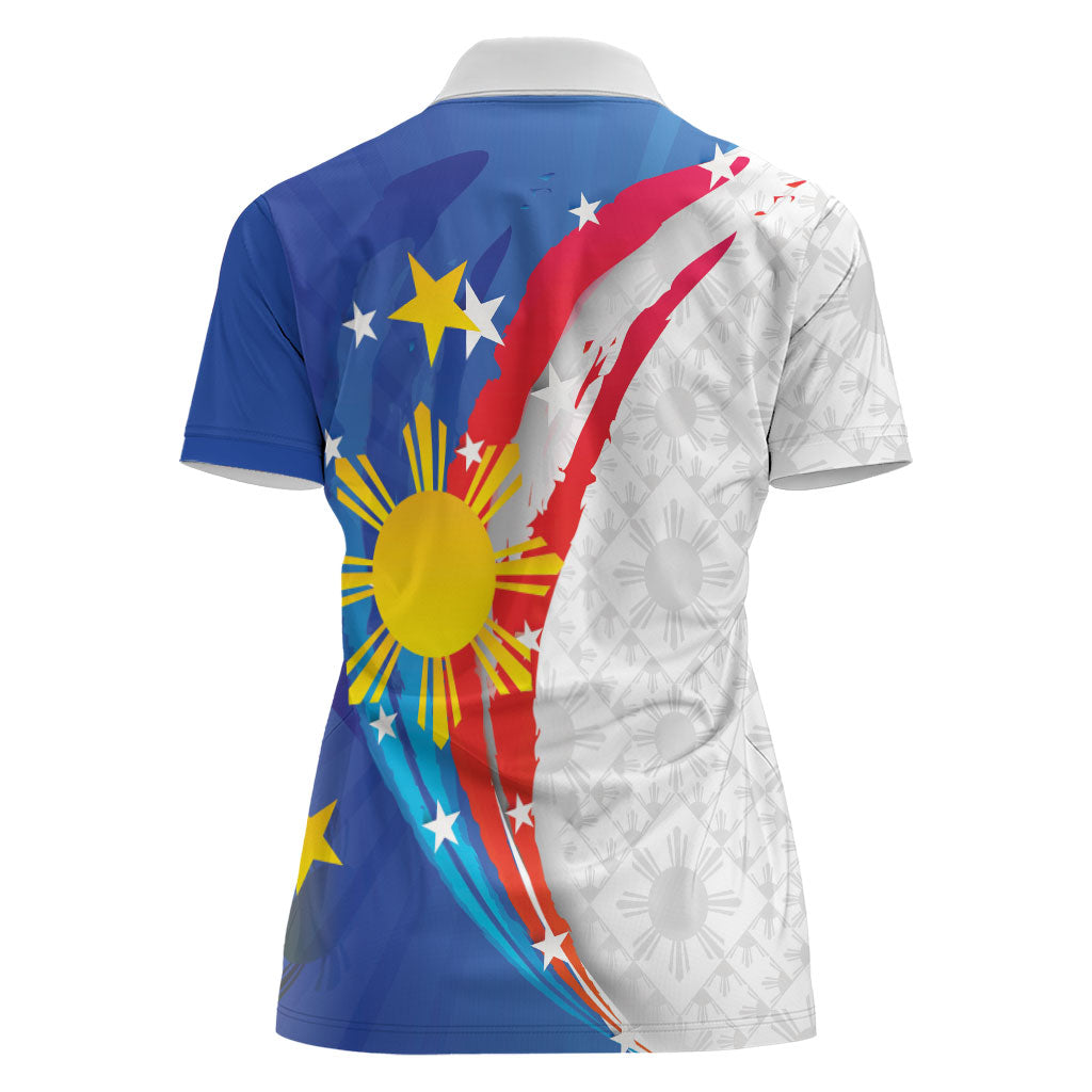 Philippines Flag Day Women Polo Shirt Filipino Pride Shines Bright On Flag Day
