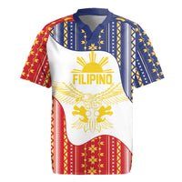 Philippines Flag Day Rugby Jersey Filipino Traditional Igorot Tribal Pattern