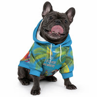 5 Oclock Somewhere Pet Hoodie Hawaii Parrots Cocktail Summer Beach Vibe