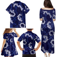 Mokihana Maile and Ilima Leis Family Matching Puletasi and Hawaiian Shirt Uliuli Hawaiian Tapa Quilt Pattern LT9 - Polynesian Pride