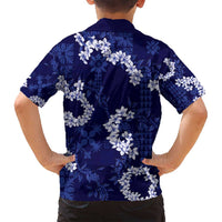 Mokihana Maile and Ilima Leis Family Matching Summer Maxi Dress and Hawaiian Shirt Uliuli Hawaiian Tapa Quilt Pattern LT9 - Polynesian Pride