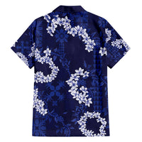 Mokihana Maile and Ilima Leis Family Matching Summer Maxi Dress and Hawaiian Shirt Uliuli Hawaiian Tapa Quilt Pattern LT9 - Polynesian Pride