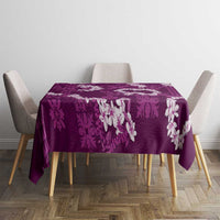 Mokihana Maile and Ilima Leis Tablecloth Akala Hawaiian Tapa Quilt Pattern - Polynesian Pride