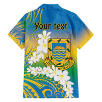 Personalised Tuvalu 1978 Independence Day Family Matching Summer Maxi Dress and Hawaiian Shirt Polynesian Plumeria Style LT9 - Polynesian Pride