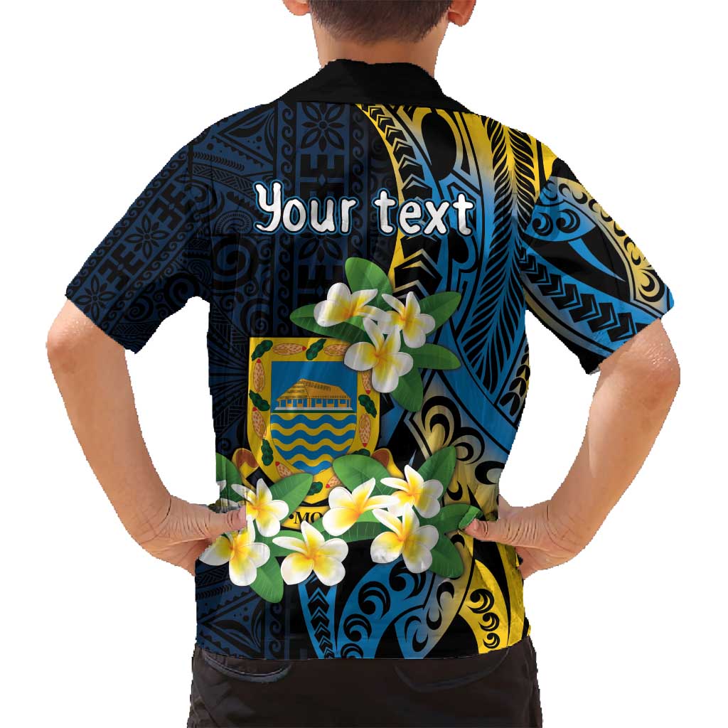 Personalised Tuvalu Beautiful Plumeria Flower Family Matching Summer Maxi Dress and Hawaiian Shirt LT9 - Polynesian Pride