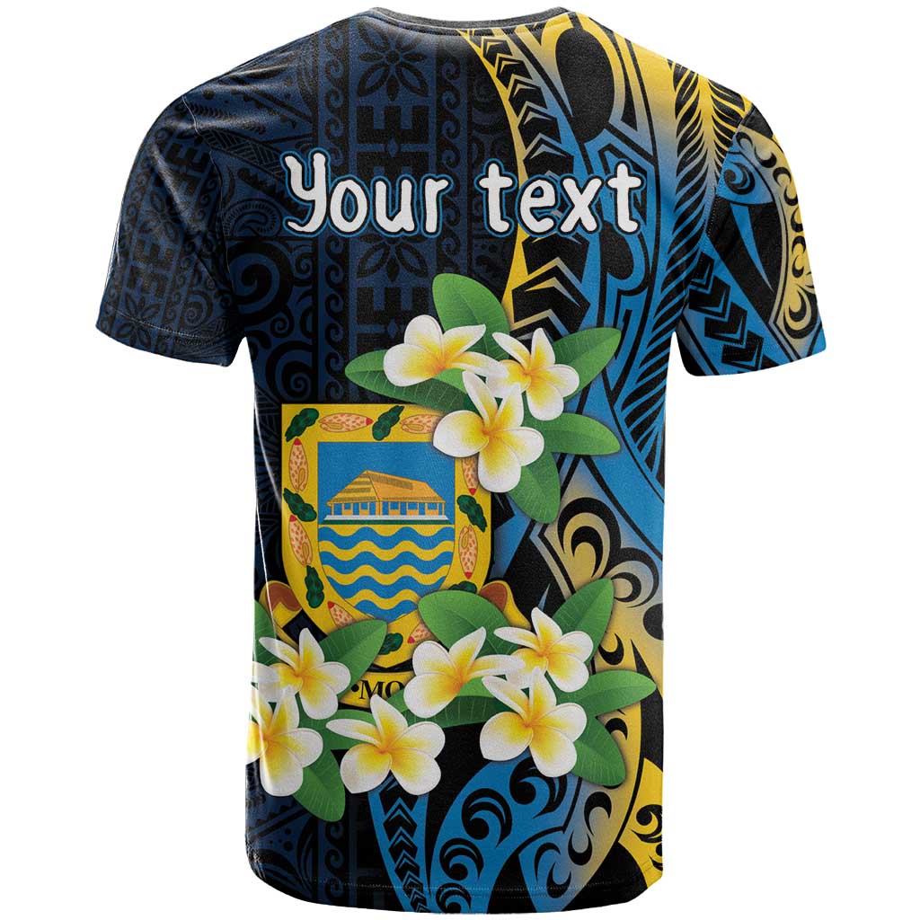 Personalised Tuvalu Beautiful Plumeria Flower T Shirt LT9 - Polynesian Pride