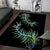 New Zealand Area Rug Aotearoa Silver Fern Mixed Papua Shell Green Vibe LT9 Green - Polynesian Pride