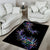 New Zealand Area Rug Aotearoa Silver Fern Mixed Papua Shell Purple Vibe LT9 - Polynesian Pride