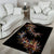 New Zealand Area Rug Aotearoa Silver Fern Mixed Papua Shell Red Vibe LT9 - Polynesian Pride