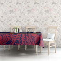 Personalised Guam Christmas Tablecloth Felis Pusgua Santa Beach Polynesian Pattern LT9 - Polynesian Pride