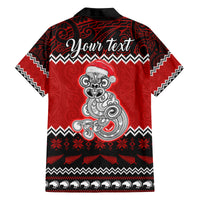 Personalised New Zealand Christmas Family Matching Tank Maxi Dress and Hawaiian Shirt Maori Tiki Meri Kirihimete LT9 - Polynesian Pride