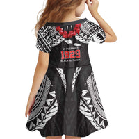 Samoa Black Saturday Family Matching Tank Maxi Dress and Hawaiian Shirt Samoa mo Samoa with Black Ula Fala