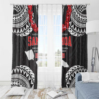 Samoa Black Saturday Window Curtain Samoa mo Samoa with Black Ula Fala