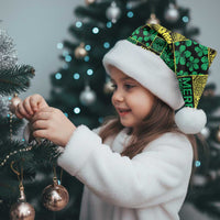 Cook Islands Mere Kiritimiti Christmas Santa Hat Pacific Patchwork Xmas Vibes - Polynesian Pride