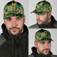 Cook Islands Mere Kiritimiti Classic Cap Pacific Patchwork Xmas Vibes - Polynesian Pride