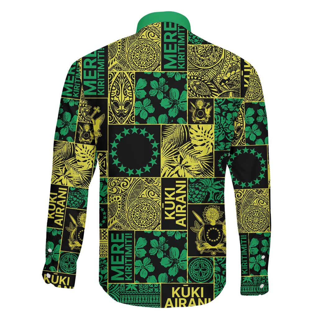 Cook Islands Mere Kiritimiti Family Matching Summer Maxi Dress and Hawaiian Shirt Pacific Patchwork Xmas Vibes LT9 - Polynesian Pride