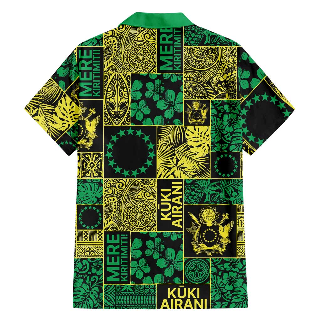 Cook Islands Mere Kiritimiti Family Matching Tank Maxi Dress and Hawaiian Shirt Pacific Patchwork Xmas Vibes LT9 - Polynesian Pride