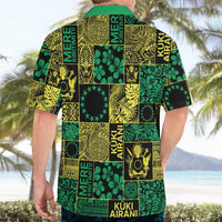 Cook Islands Mere Kiritimiti Hawaiian Shirt Pacific Patchwork Xmas Vibes - Polynesian Pride