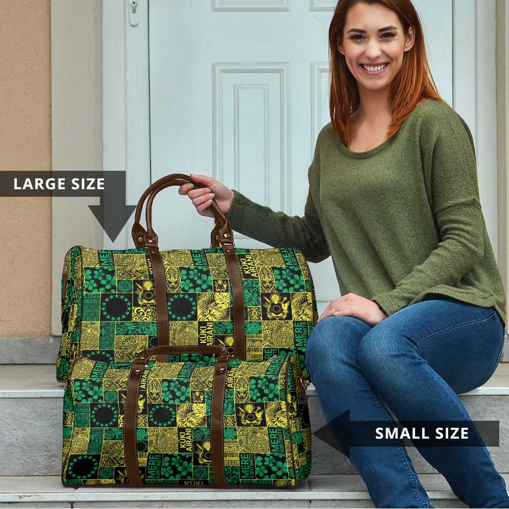 Cook Islands Mere Kiritimiti Travel Bag Pacific Patchwork Xmas Vibes - Polynesian Pride